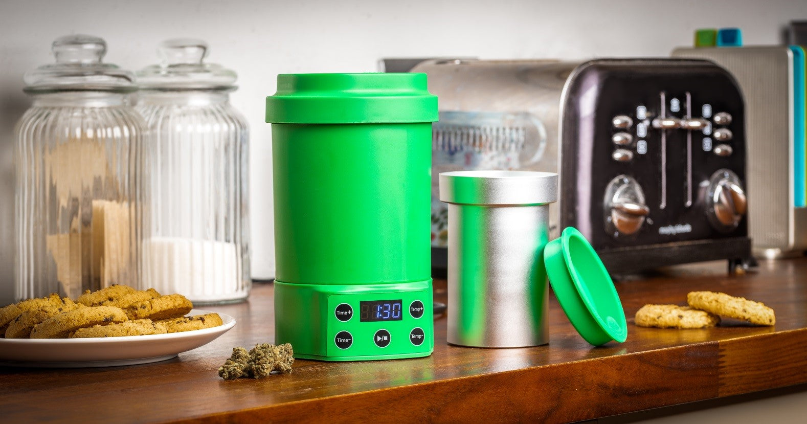 Nebula Boost Decarboxylator & Infuser machine for Botanicals, Herb, Oils, Oral, Sublingual and Topical Use. Increases potency and purity to help improve the strength, taste, quality and overall effectiveness of your botanicals.